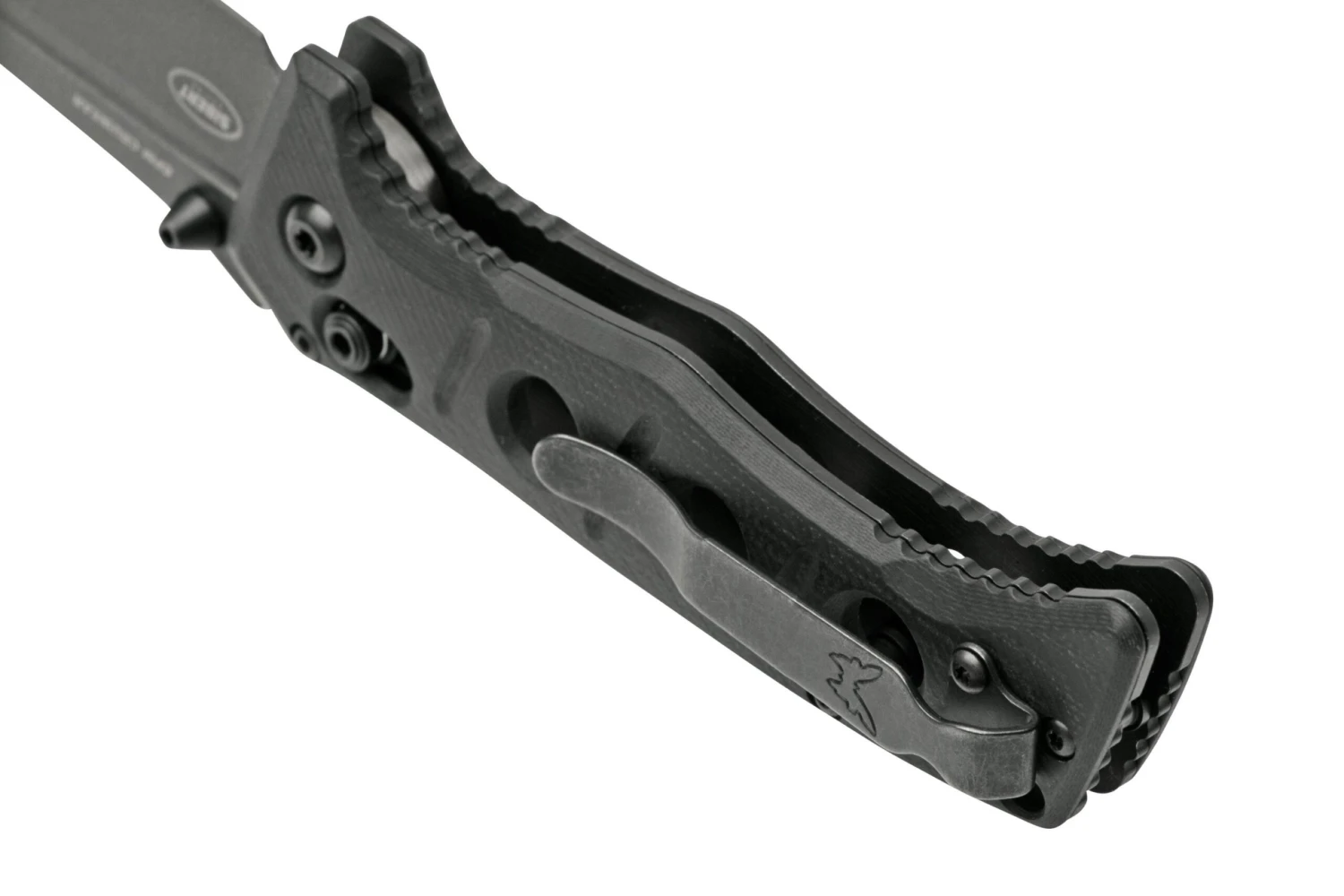 Benchmade 273GY-1 Sibert Mini Adamas Schwarz G10, Tungsten Grey Taschenmesser, Shane Sibert Design 6 Benchmade 273GY-1 Sibert Mini Adamas Schwarz G10, Tungsten Grey Taschenmesser, Shane Sibert Design – Bild 4