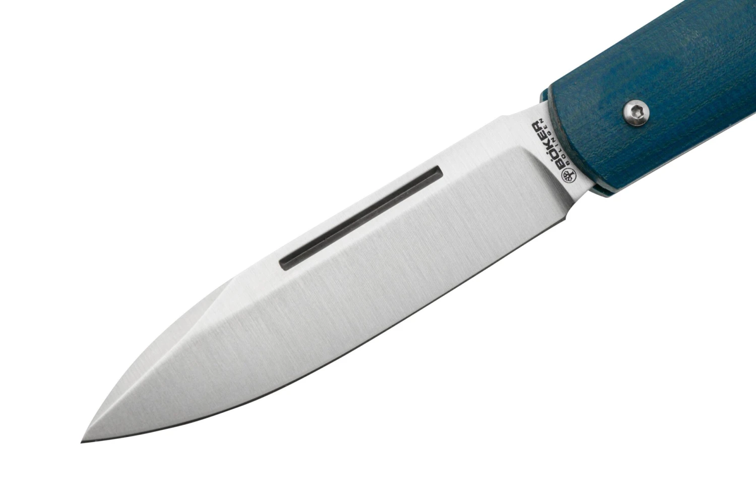 Böker Coffin 112944 Denim Micarta, Slipjoint Taschenmesser, Chuck Gedraitis Design 5 Böker Coffin 112944 Denim Micarta, Slipjoint Taschenmesser, Chuck Gedraitis Design – Bild 3