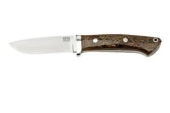 Bark River Classic Drop Point Hunter CPM S45VN Smoke Prickly Pear Natural Liner, Feststehendes Messer