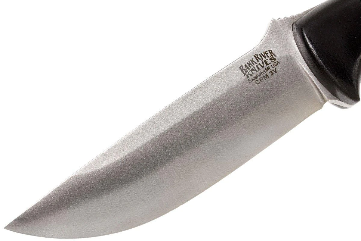 Bark River Bravo 1 LT CPM 3V, Schwarzes Canvas Micarta, Braune Scheide 5 Bark River Bravo 1 LT CPM 3V, Schwarzes Canvas Micarta, Braune Scheide – Bild 3