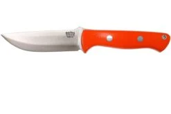 Bark River Bravo 1 LT CPM 3V, Knalliges Orange G10, Schwarze Liner, Schwarze Scheide