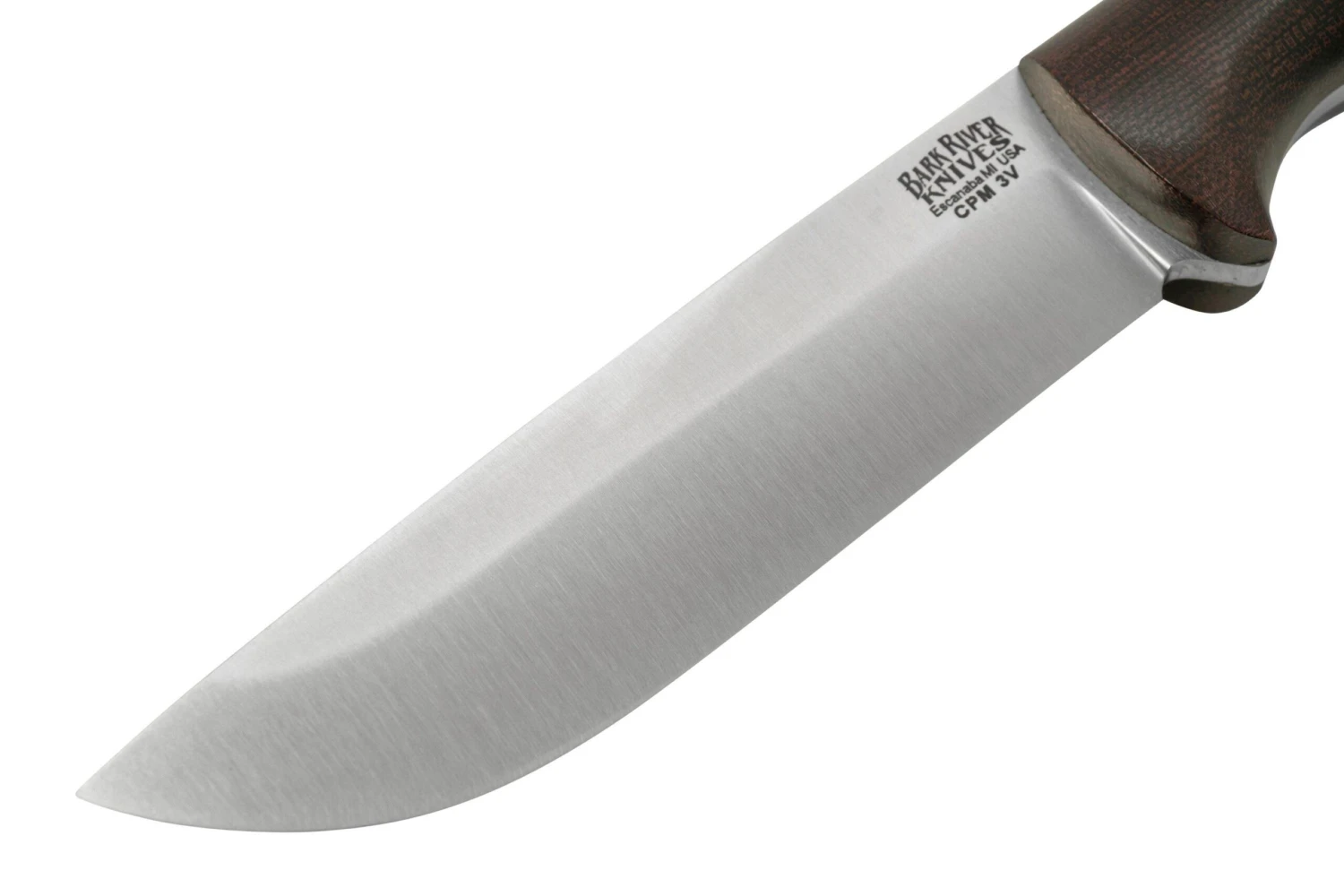 Bark River Bravo 1.2 LT CPM 3V Rampless, Burgundy Canvas Micarta Outdoormesser 5 Bark River Bravo 1.2 LT CPM 3V Rampless, Burgundy Canvas Micarta Outdoormesser – Bild 3