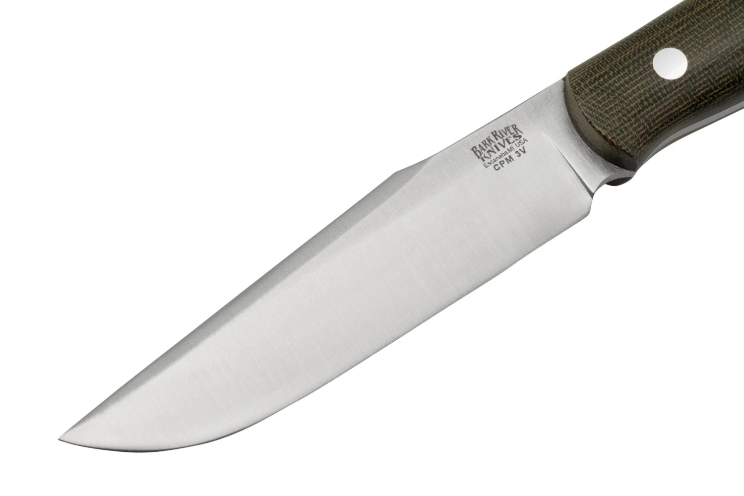 Bark River Ultra Lite Field Knife CPM 3V Green Canvas Micarta, Bushcraftmesser 5 Bark River Ultra Lite Field Knife CPM 3V Green Canvas Micarta, Bushcraftmesser – Bild 3