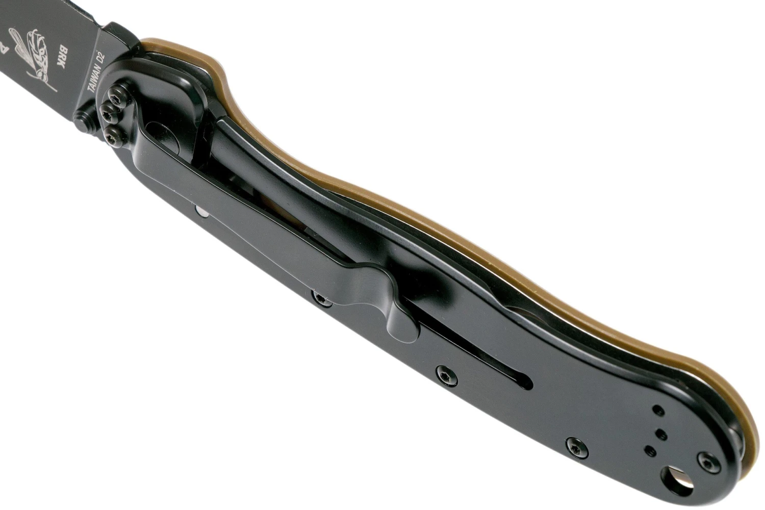 ESEE Avispa Taschenmesser, Schwarze D2 Klinge, Kojotenbrauner Griff BRK1302CBB 7 ESEE Avispa Taschenmesser, Schwarze D2 Klinge, Kojotenbrauner Griff BRK1302CBB – Bild 5