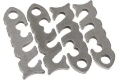 Fish Bone, 4 Stück Original-Verschlüsse, Edelstahl