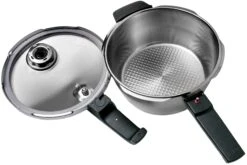 Fissler Vitavit Premium 622-412-03-070 Schnellkochtopf 22 Cm, 3,5 L Mit Dampfeinsatz -OutFit Verkäufe FI622 412 03 070 03 fissler