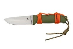 Black Fox Vesuvius Stonewashed D2 Blade, OD Green G10 Feststehendes Messer