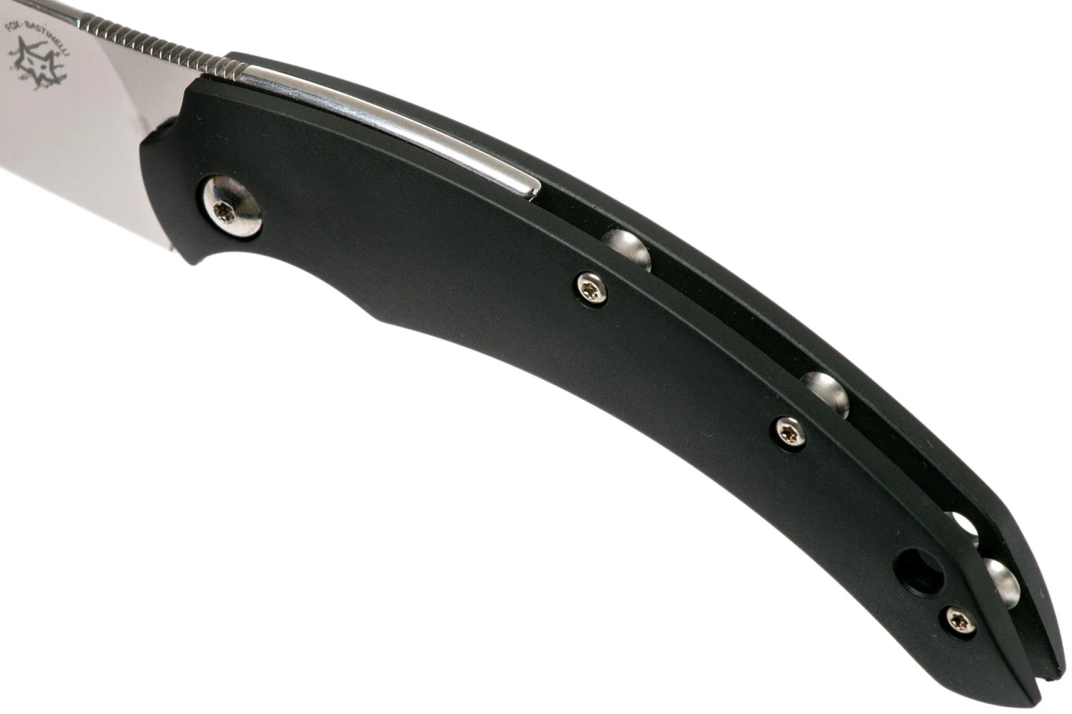 Fox Slim Dragotac Piemontes FX-518 Black FRN Taschenmesser, Bastinelli Design 9 Fox Slim Dragotac Piemontes FX-518 Black FRN Taschenmesser, Bastinelli Design – Bild 7