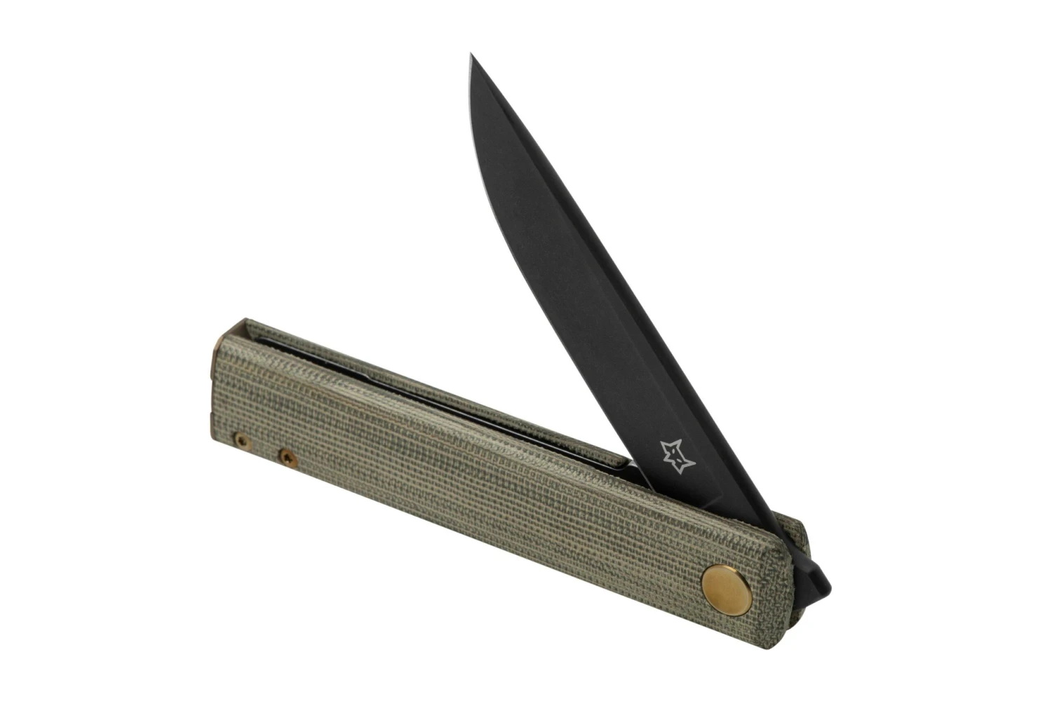 Fox Knives Chnops, FX-543MI, OD Green Micarta, M390 Taschenmesser, Knivesandtools Exclusive 8 Fox Knives Chnops, FX-543MI, OD Green Micarta, M390 Taschenmesser, Knivesandtools Exclusive – Bild 6