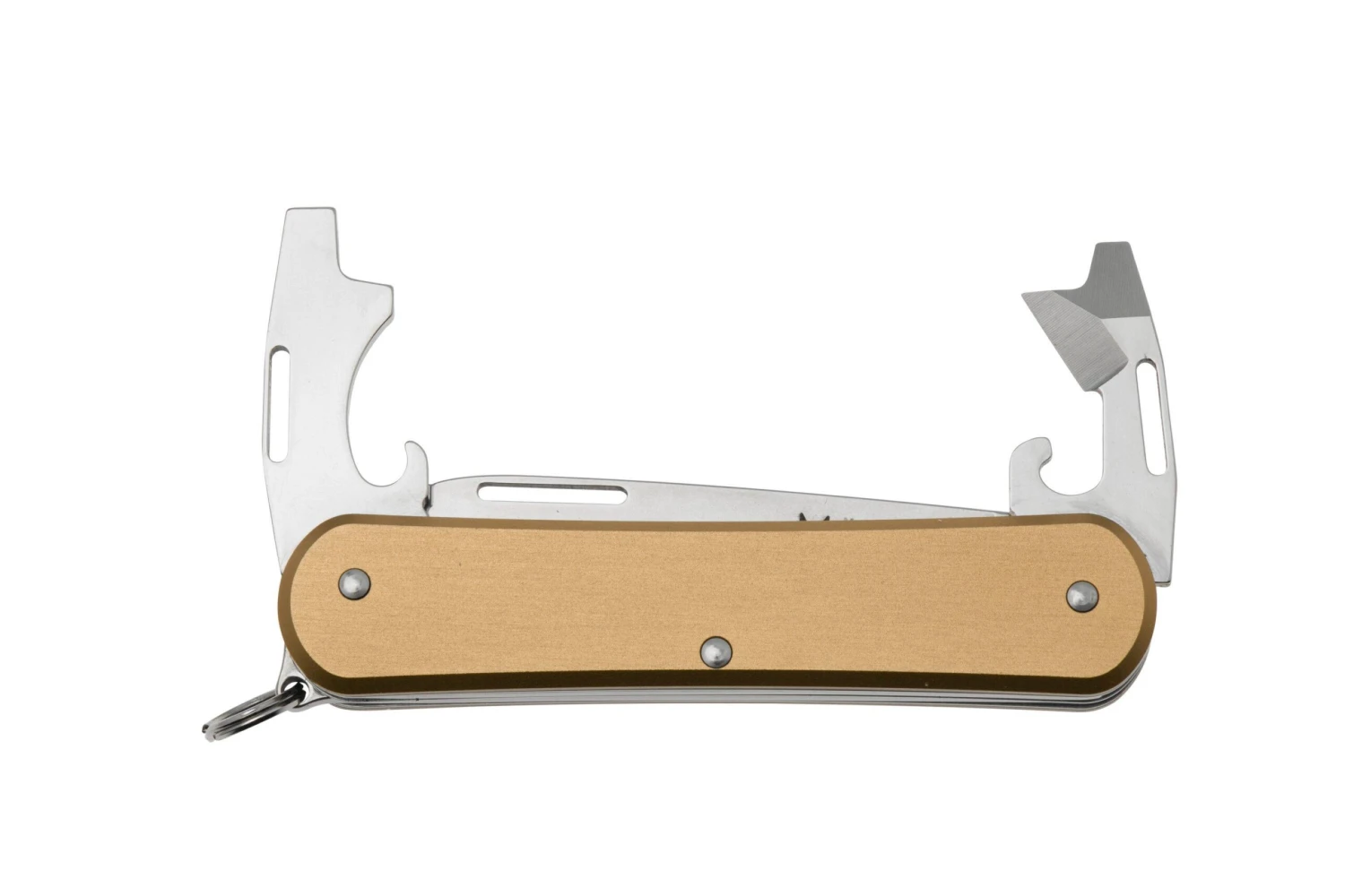 Fox Vulpis KA-VP130-3BR, 3 Tools, Aluminium Bronze, Schweizer Taschenmesser, Knivesandtools Exclusive 7 Fox Vulpis KA-VP130-3BR, 3 Tools, Aluminium Bronze, Schweizer Taschenmesser, Knivesandtools Exclusive – Bild 5