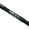 Rick Hinderer Investigator Pen Flames Aluminium, Mattschwarzer Taktischer Stift