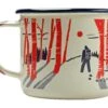 Knivesandtools Enamel Mug E-MG-L-01, Large 10 Cm, Emaille-Tasse -OutFit Verkäufe KT E MG L 01 01 kato
