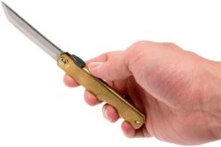 Higonokami Taschenmesser 7,7 Cm HIGO12BR, White Paper Steel, Tanto -OutFit Verkäufe KT HIGO13BR 07 higonokami kt higo13br 07