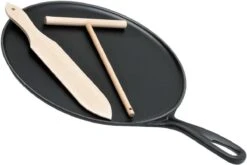 Le Creuset Gusseisserne Crêpes Pfanne 27 Cm, Schwarz