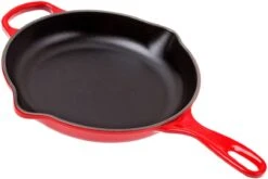 Le Creuset Brat-/Servierpfanne Aus Gusseisen 23 Cm Rond, Rot