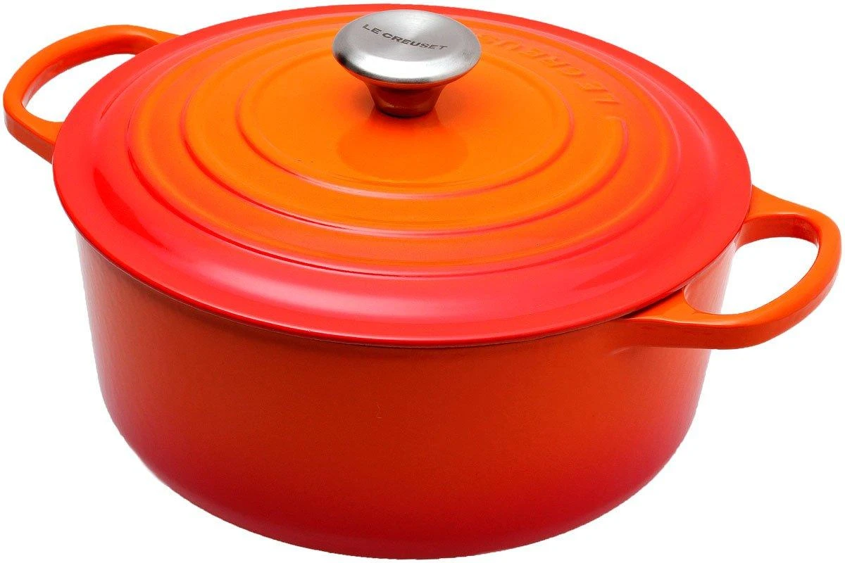 Le Creuset Bräter/Cocotte 26 Cm, 5,3 L Orange 3 Le Creuset Bräter/Cocotte 26 Cm, 5,3 L Orange