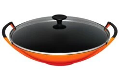 Le Creuset La Fonte Wok 36 Cm Emailliert, Orange