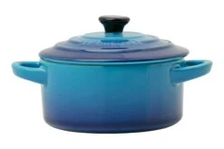 Le Creuset Les Céramiques Mini Cocotte/ Bräter 71901102200100 Azure, 10 Cm, 0,25 L