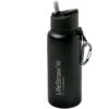 LifeStraw Go Stainless Steel Isolierte Trinkflasche Mit Filter, Schwarz -OutFit Verkäufe LWGO SS BK 01 lifestraw