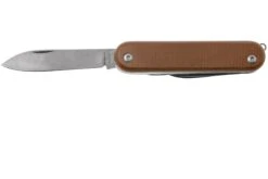 MKM Malga 5 MP05MAG-NC Magnacut Natural Canvas Micarta, Taschenmesser