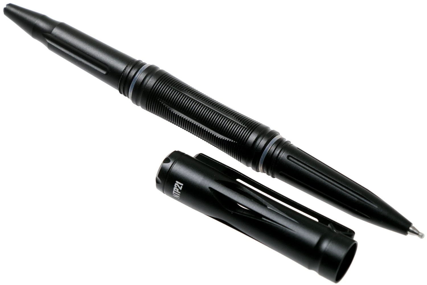 Nitecore NTP21 Tactical Pen Aluminium Schwarz 4 Nitecore NTP21 Tactical Pen Aluminium Schwarz – Bild 2