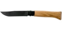 Opinel No. 08 Black Oak 2172, Taschenmesser Aus Schwarzer Eiche