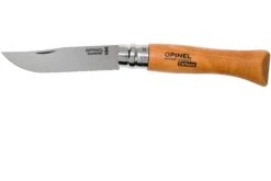 Opinel No. 09 Taschenmesser, Kohlenstoffstahl, Klingenlänge 9 Cm