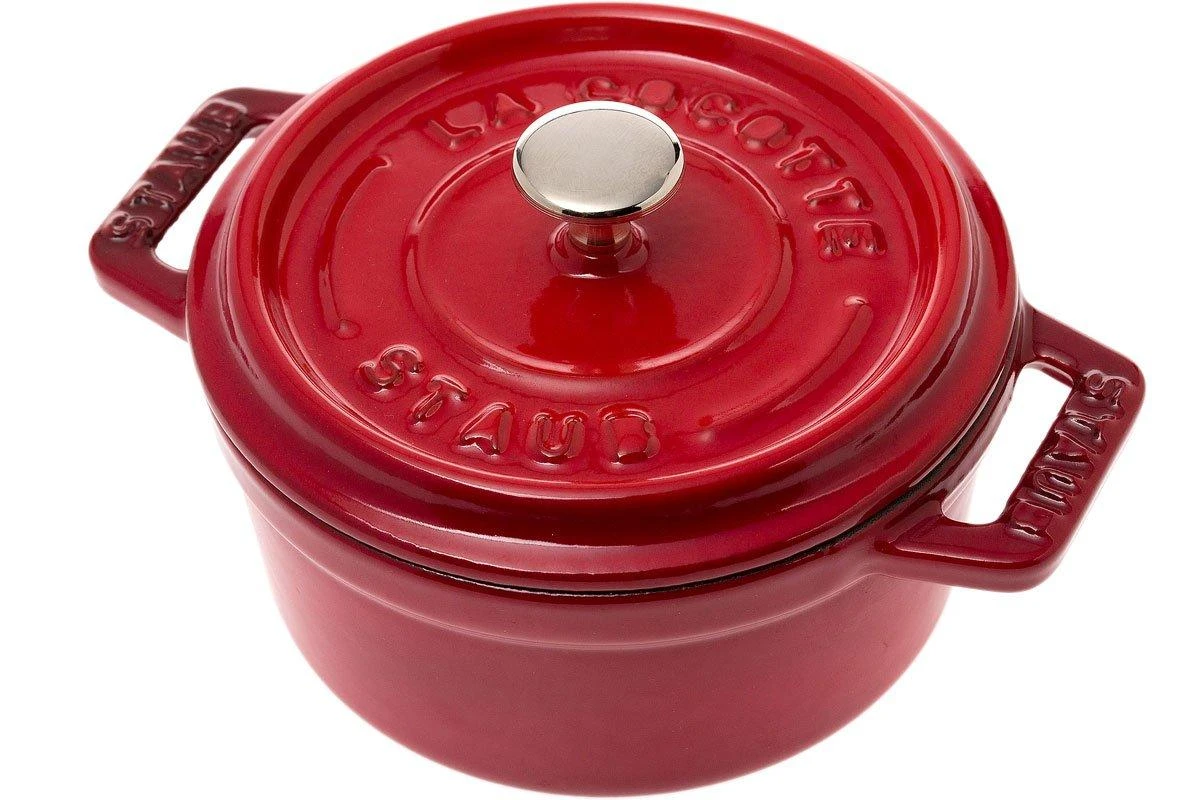 Staub Mini Bräter/Cocotte 10 Cm, 0,25 L Rot 3 Staub Mini Bräter/Cocotte 10 Cm, 0,25 L Rot