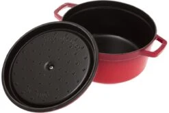 Staub Cocotte / Bräter 26cm, 5,2L, Rot Mit Dämpfeinsatz -OutFit Verkäufe SB1133806 03 staub sb1133806 03