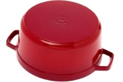Staub Cocotte / Bräter 26cm, 5,2L, Rot Mit Dämpfeinsatz -OutFit Verkäufe SB1133806 04 staub sb1133806 04