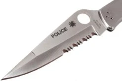 Spyderco Police C07PS, Taschenmesser Mit Teilwellenschliff -OutFit Verkäufe SPC07PS 03 spyderco police spc07ps 03