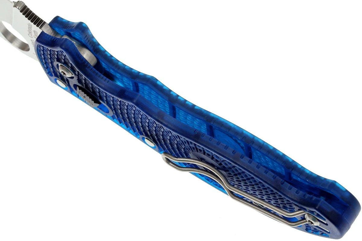 Spyderco Manix 2 Translucent PE - C101PBL2, Blau 8 Spyderco Manix 2 Translucent PE - C101PBL2, Blau – Bild 6