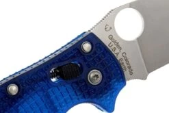 Spyderco Manix 2 Translucent PE - C101PBL2, Blau 17 Spyderco Manix 2 Translucent PE - C101PBL2, Blau -OutFit Verkäufe SPC101PBL2 07 spyderco manix 2 spc101pbl2 07
