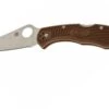 Spyderco Delica 4 C11FPBN Taschenmesser, Braun