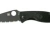 Spyderco Tenacious Lightweight C122SBBK FRN Taschenmesser Mit Wellenschliff, Schwarz -OutFit Verkäufe SPC122SBBK 01 spyderco