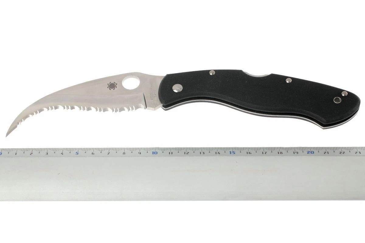 Spyderco Civilian C12GS Taschenmesser Mit Wellenschliff 7 Spyderco Civilian C12GS Taschenmesser Mit Wellenschliff – Bild 5