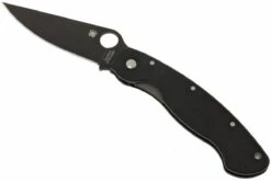 Spyderco Military Black C36GPBK Taschenmesser, Schwarz -OutFit Verkäufe SPC36GPBK 02 spyderco military spc36gpbk d2