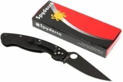 Spyderco Military Black C36GPBK Taschenmesser, Schwarz -OutFit Verkäufe SPC36GPBK 08 spyderco military spc36gpbk d8