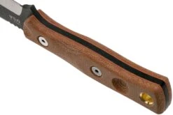 TOPS Knives TOPS Fieldcraft 3.5 Mini BROS 90 Degree Spine, Firesteel, Brown Micarta MBROS-01-SF Bushcraftmesser -OutFit Verkäufe TK MBROS 01 SF 04 tops knives