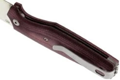 Viper Dan 1 5928CBR Burgundy Micarta N690, Drop-Point-Klinge -OutFit Verkäufe VPV5928CBR 06 viper dan 1 vpv5928cbr 06