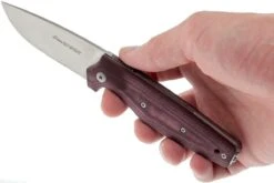 Viper Dan 1 5928CBR Burgundy Micarta N690, Drop-Point-Klinge -OutFit Verkäufe VPV5928CBR 08 viper dan 1 vpv5928cbr 08