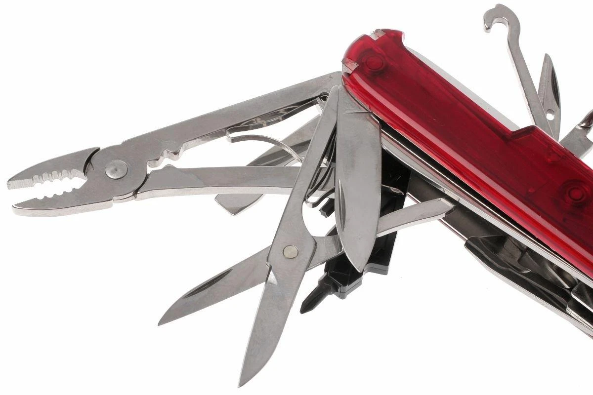 Victorinox CyberTool Mit 34 Funktionen, Rot Transparent 6 Victorinox CyberTool Mit 34 Funktionen, Rot Transparent – Bild 4