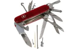Victorinox Huntsman Lite, Schweizer Taschenmesser, Transparent Rot