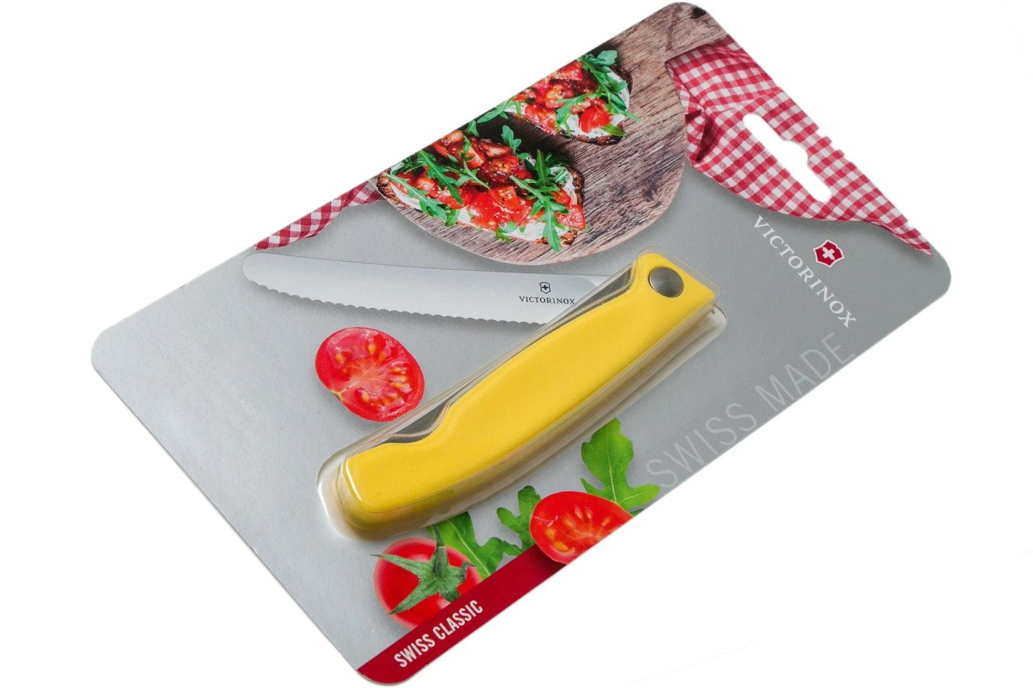 Victorinox SwissClassic Zusammenklappbares Gemüsemesser, Wellenschliff, Gelb, 6.7836.F8B 9 Victorinox SwissClassic Zusammenklappbares Gemüsemesser, Wellenschliff, Gelb, 6.7836.F8B – Bild 7