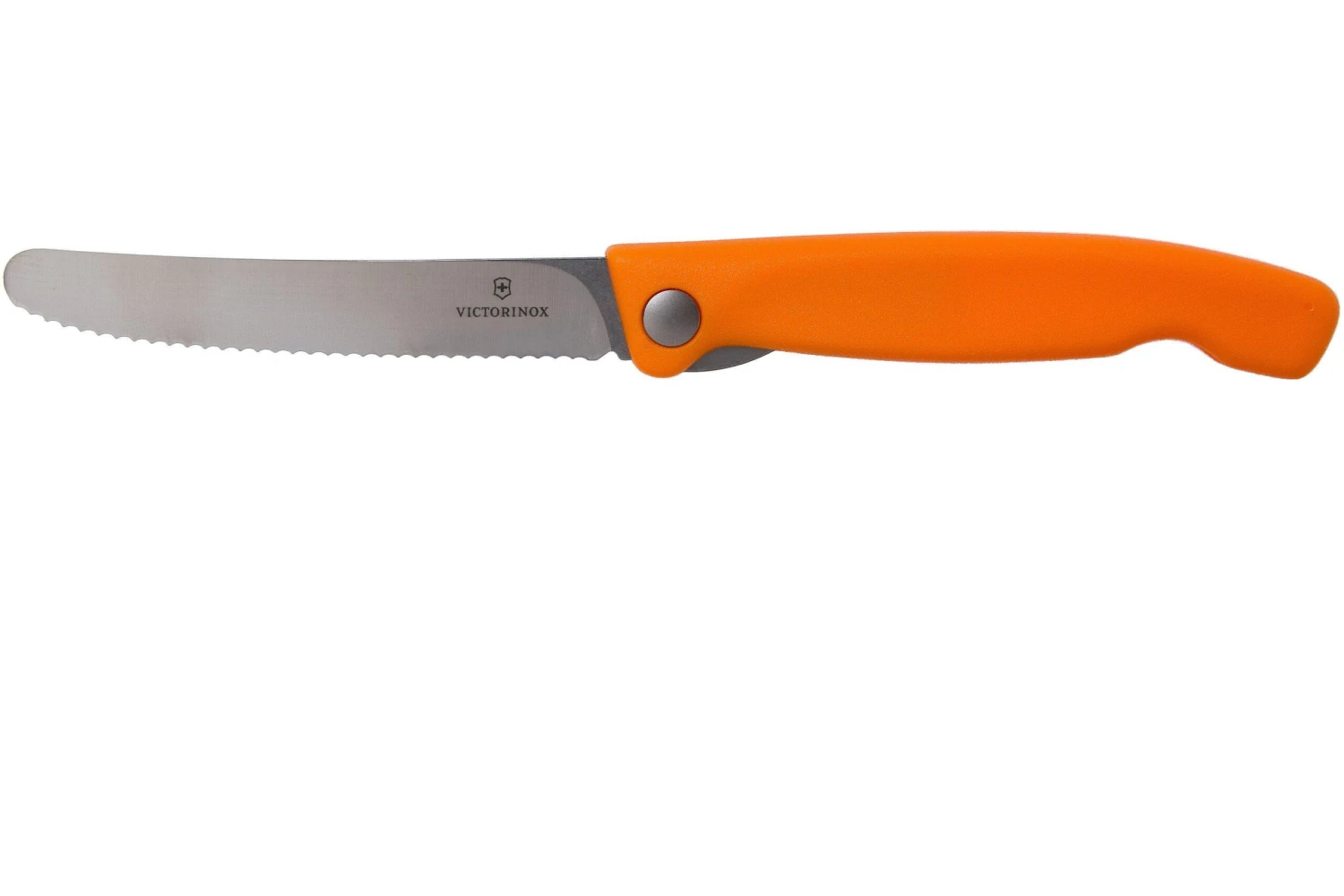 Victorinox SwissClassic 6.7836.F9B Faltbares Gemüsemesser Mit Wellenschliff, Orange 3 Victorinox SwissClassic 6.7836.F9B Faltbares Gemüsemesser Mit Wellenschliff, Orange